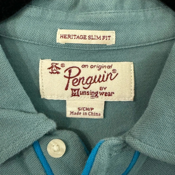 Original Penguine Men Small Heritage Slim Fit Polo - Picture 3 of 6